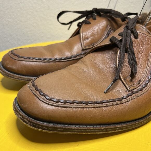 loake bros Fontwell brown leather dress shoes Formal Wear men’s Size 8.5 EEE - Picture 6 of 16